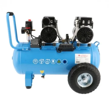 Cichy kompresor bezolejowy Airpress LMO 50-270 8 bar 185 l/min 50 l – idealny do warsztatów i pracy z laserami czyszczącymi LSC