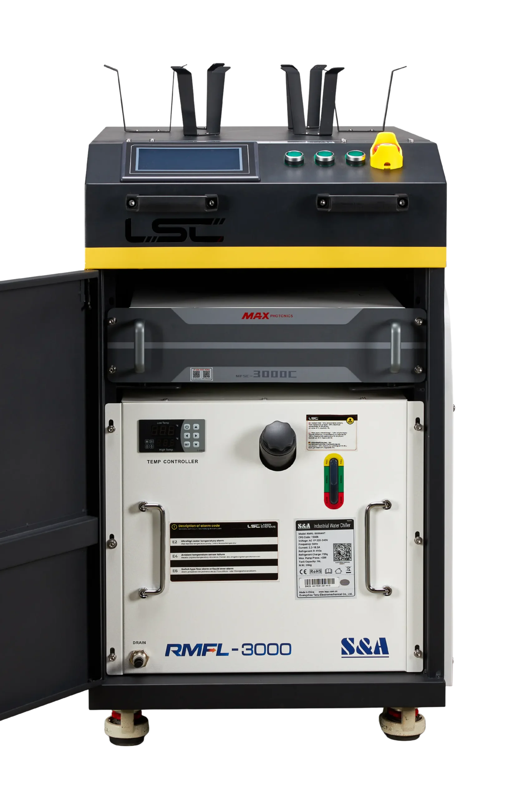 LSC Industrial czyszczarka laserowa CW chłodzona cieczą